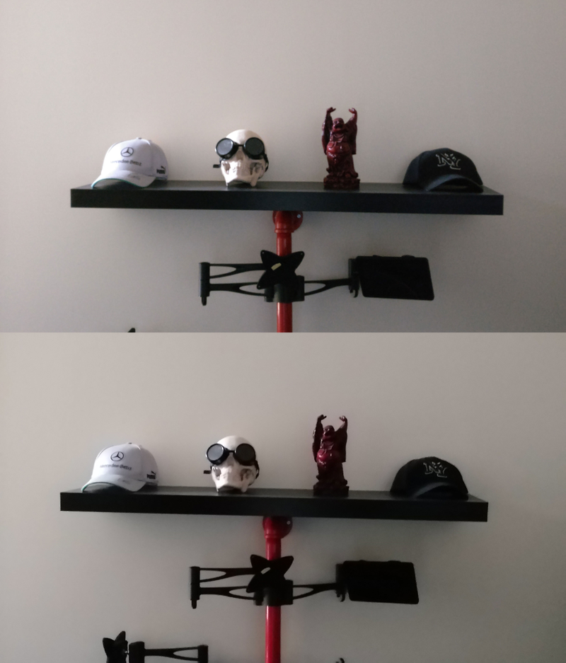 Top: OnePlus 3T Bottom: Le Pro 3 Neither of these does a particularly good job in the low light of my office nook, but the OnePlus 3T has better detail on the statue and you can clearly make out details on the skull that are blurred out on the Le Pro 3. (Images: Christina Warren/Gizmodo)